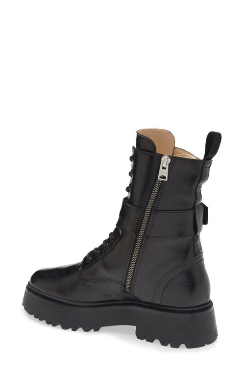 Allsaints Onyx Lug Sole Boot In Black