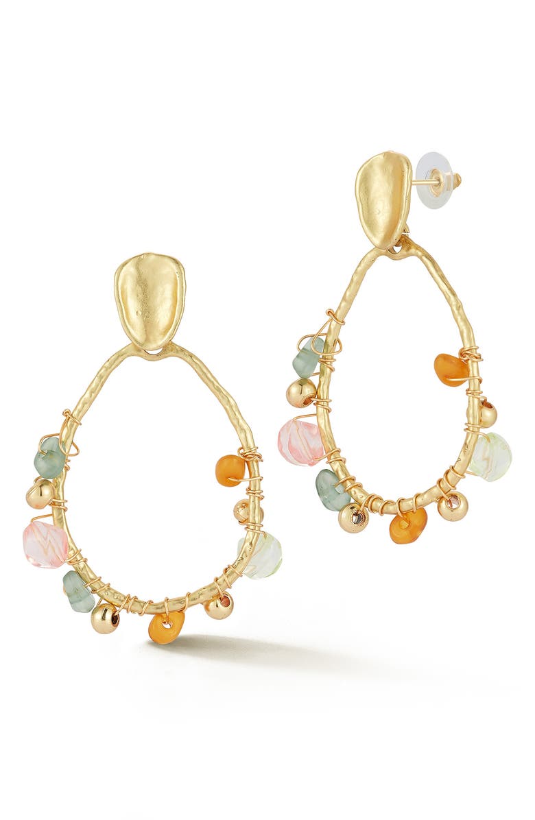 SPHERA MILANO Statement Hoop Earrings, Main, color, 