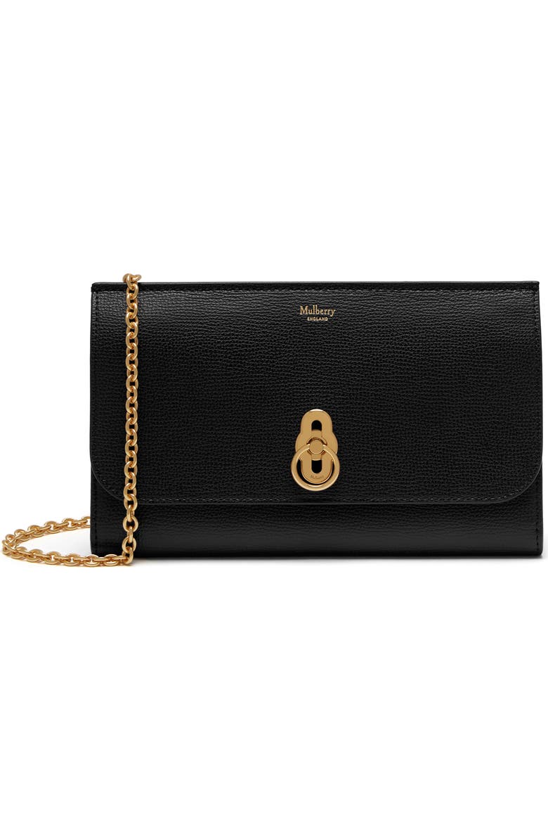 Mulberry Amberley Calfskin Leather Clutch, Main, color,