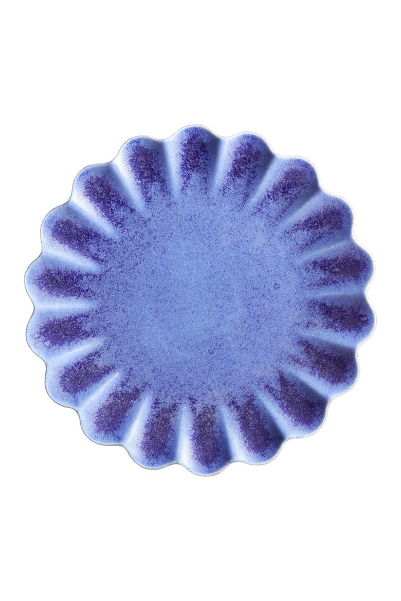 Dhalia Stoneware 4-Piece Dinner Plate Set, Alternate, color, Blue