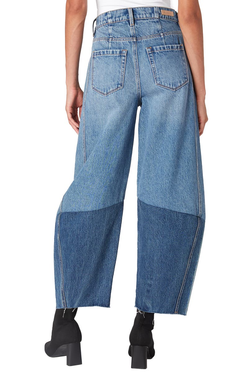 BLANKNYC Barrel Leg Jeans, Alternate, color, 