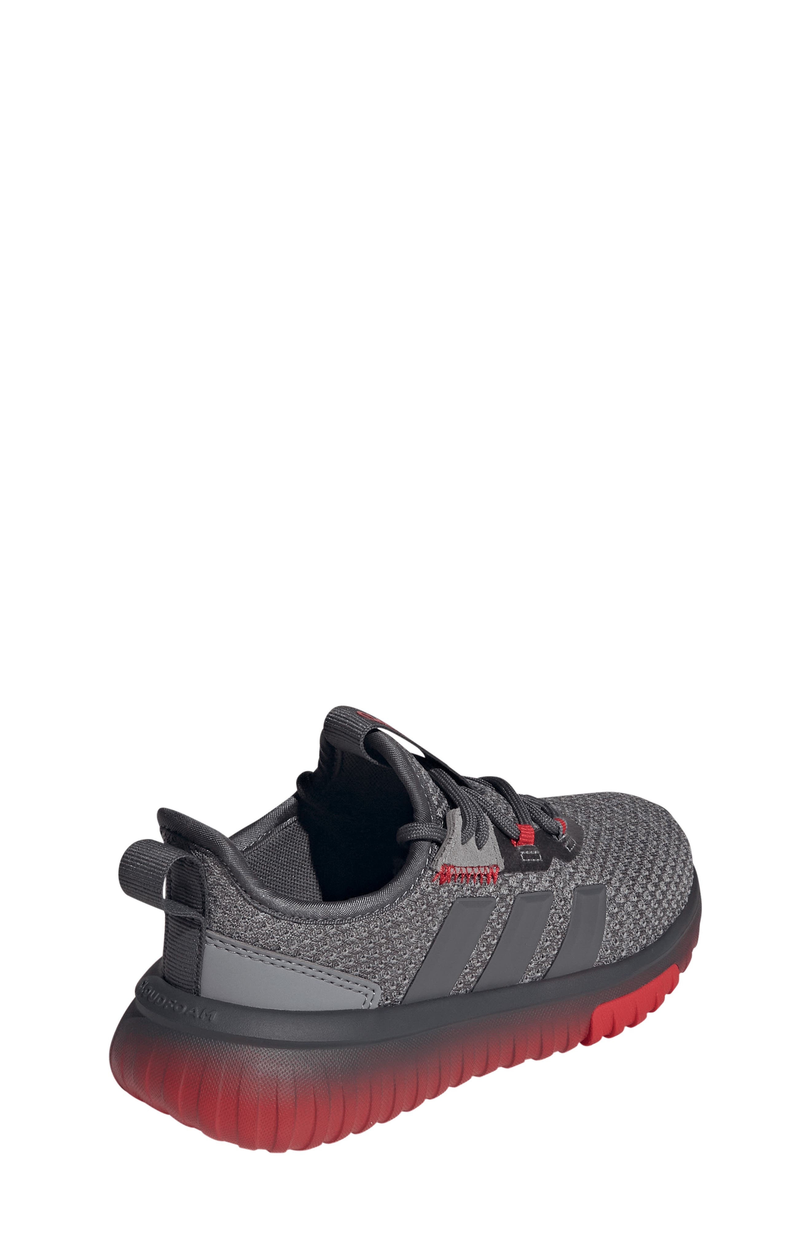 adidas Kids' Kaptir Flow 4.0 Sneaker, Alternate, color, Grey/ Better Scarlet