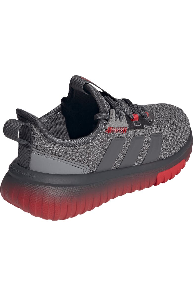 adidas Kids' Kaptir Flow 4.0 Sneaker, Alternate, color, Grey/ Better Scarlet