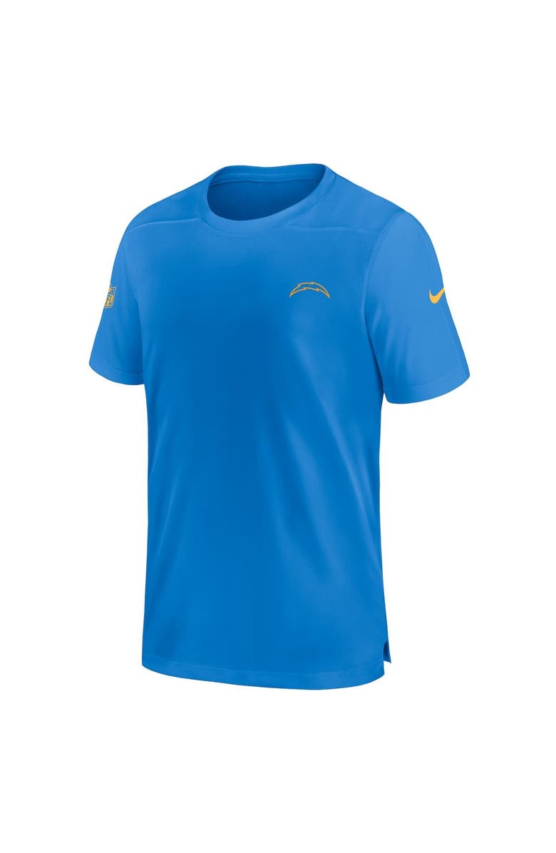 Nike Men's Nike Powder Blue Los Angeles Chargers Sideline Coach Performance T-Shirt, Alternate, color, 
