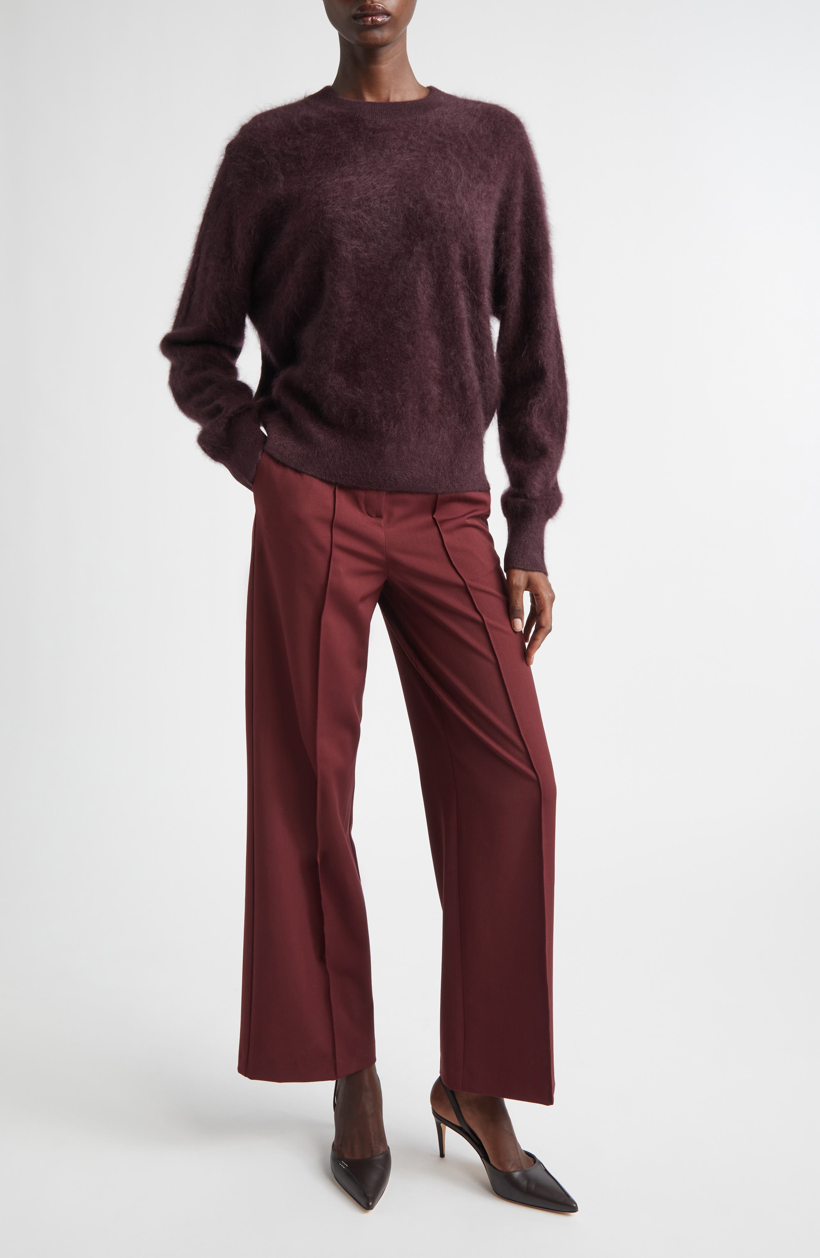 Misha Brushed Cashmere Sweater - image 2