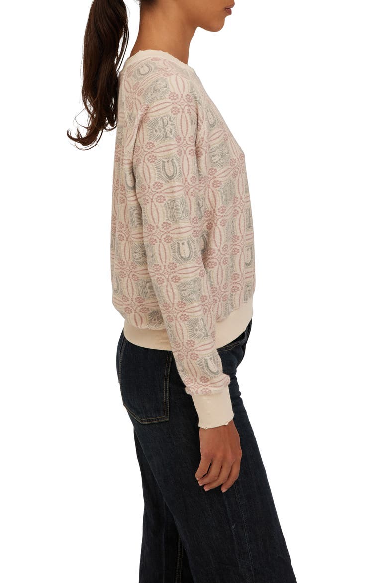 Western Graphic Sweatshirt, Alternate, color, CAMEL