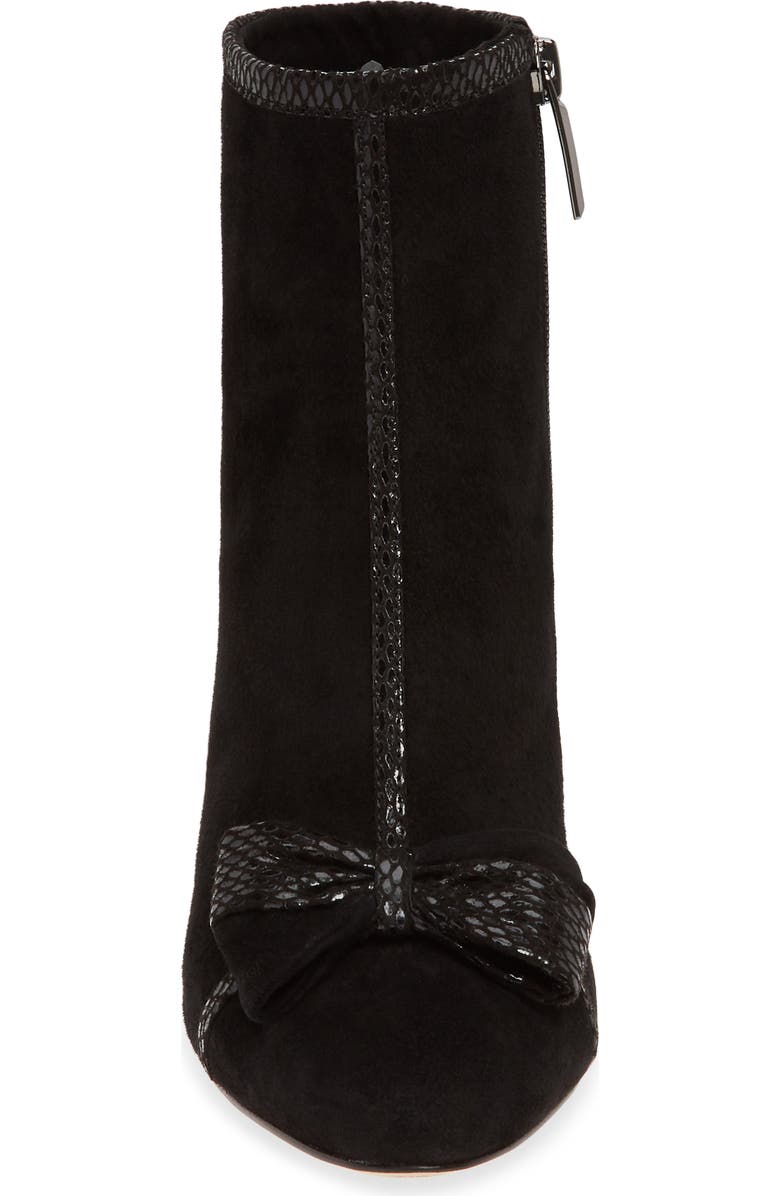 KARL LAGERFELD PARIS Mona Bow Bootie, Alternate, color,