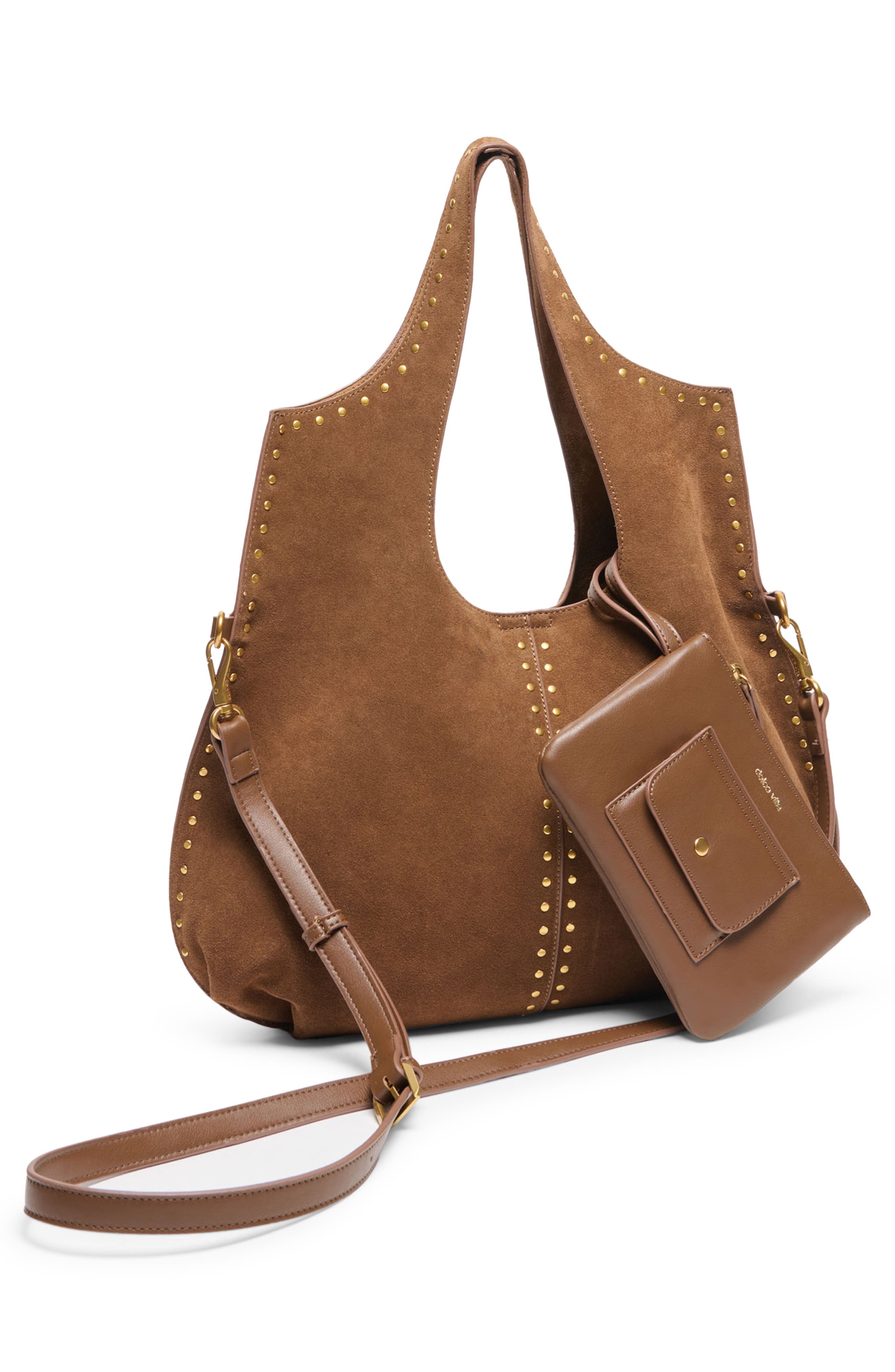 Sonora Suede Hobo, Alternate, color, MID BROWN