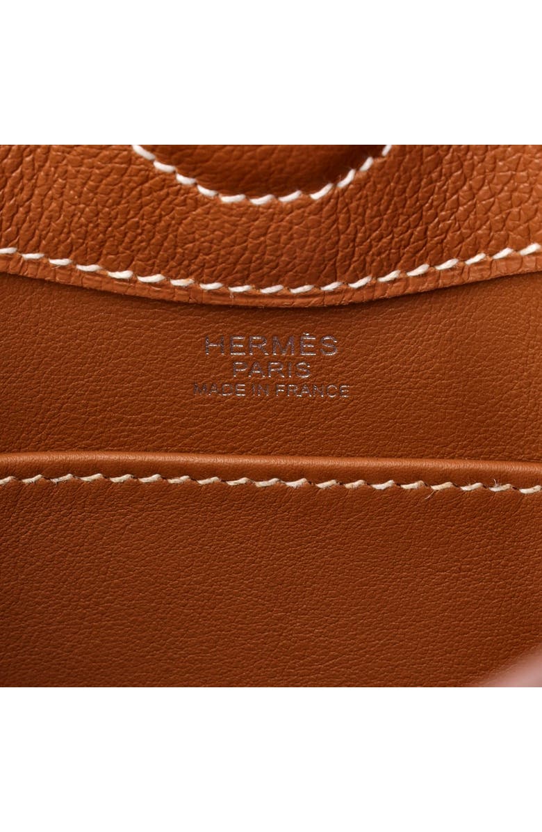 Pre-Owned Hermes Attelage Crossbody Bag Evercolor, Alternate, color, Gold