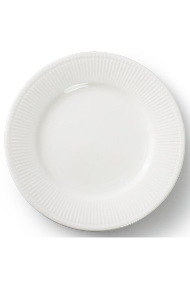 Gretel 6 Piece Round Stoneware Salad Plate Set in White, Alternate, color, White