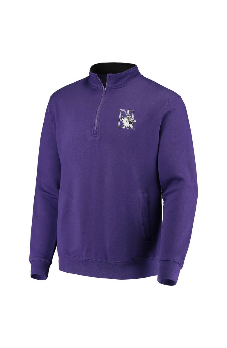 COLOSSEUM Men's Colosseum Purple Northwestern Wildcats Tortugas Logo Quarter-Zip Jacket, Alternate, color, Purple
