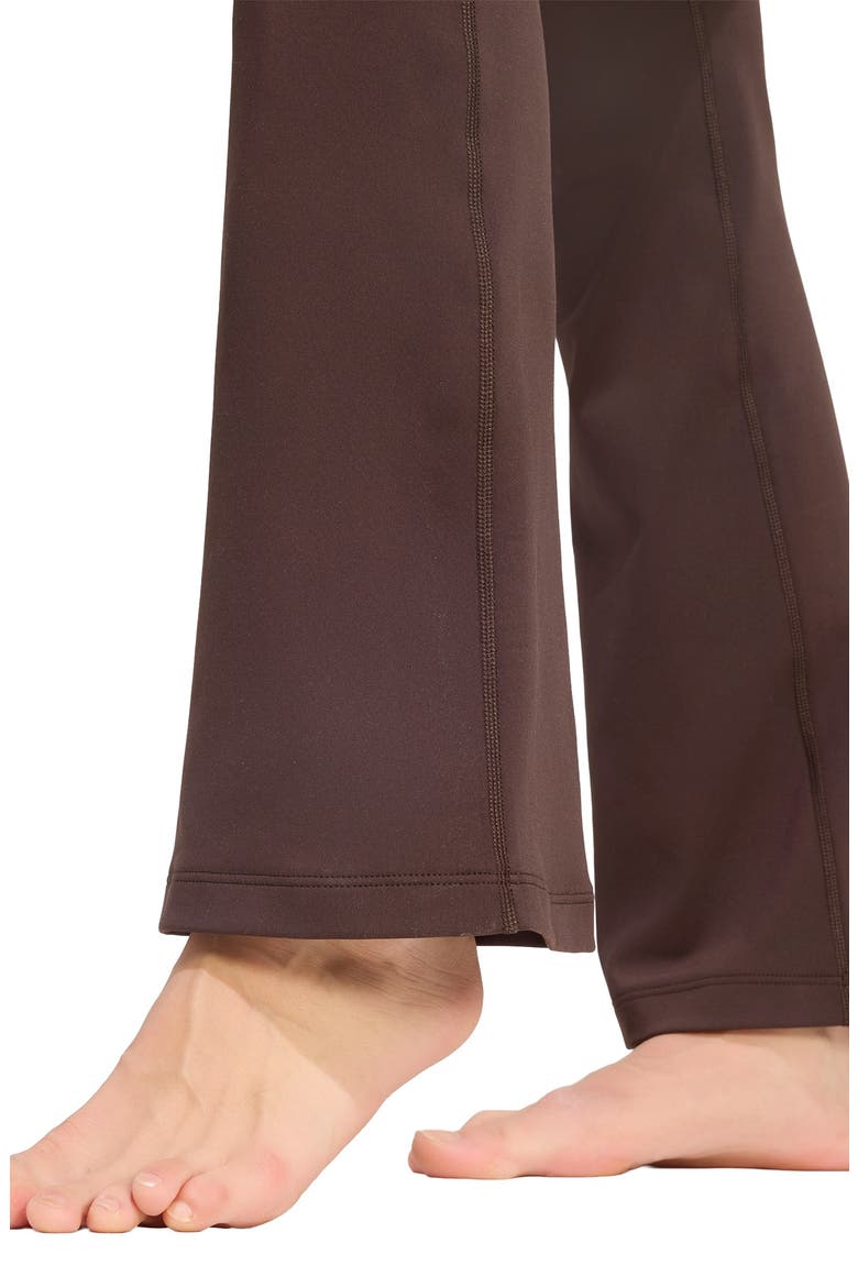 AllMe Essentials High Waist Flare Leggings, Alternate, color, AURORA COFFEE
