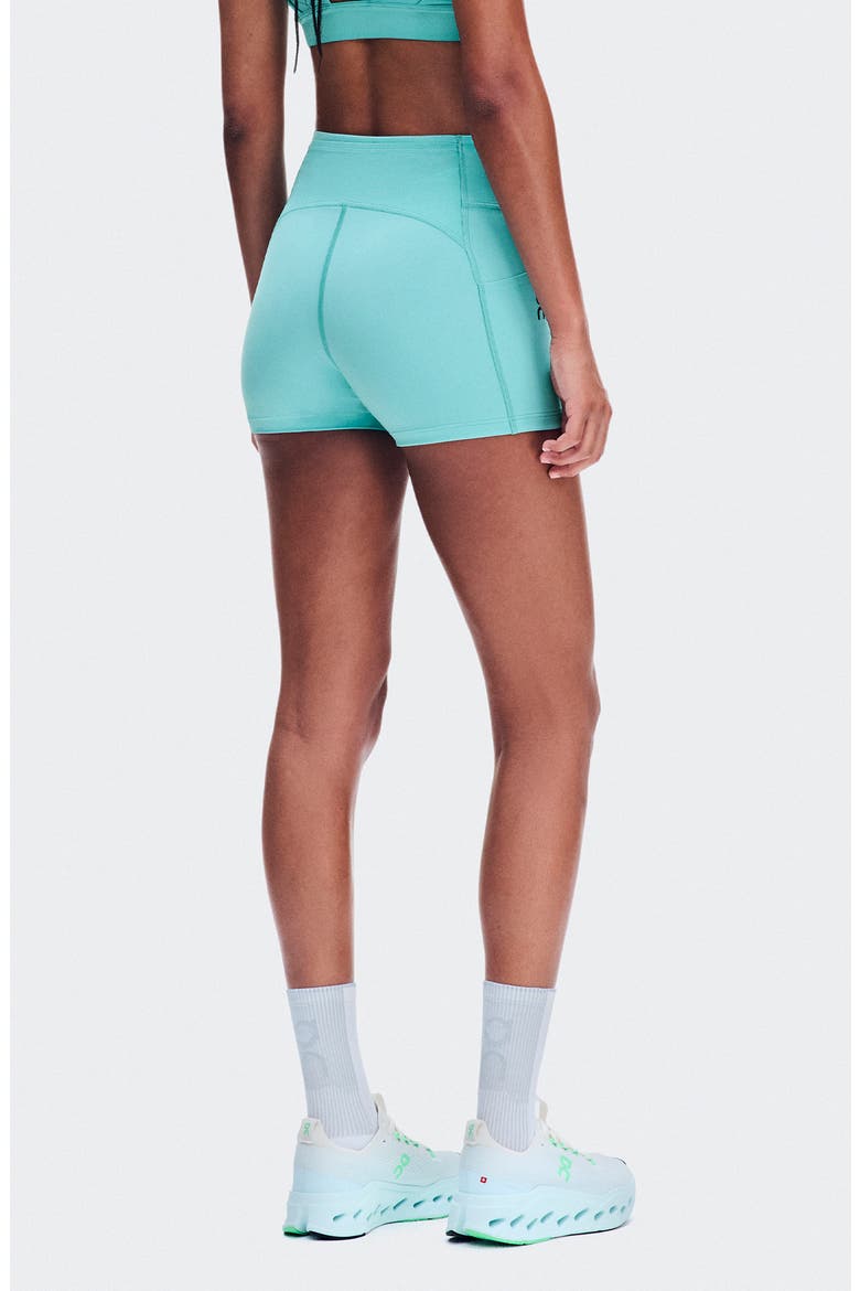 Performance Bike Shorts with Pockets, Alternate, color, AQUAMARINE