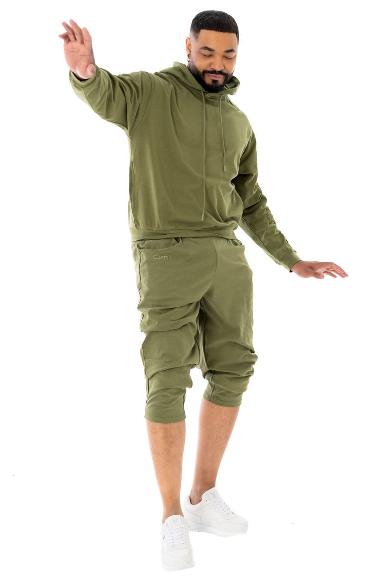 Tony Crop Leisure Pant, Alternate, color, Army