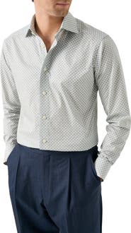Eton Contemporary Fit Signature Twill Button-Up Shirt