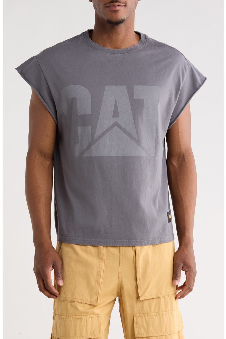 CAT Muscle Graphic Tank, Main, color, CITY SKYLINE