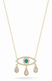 SPHERA MILANO Evil Eye Pendant Necklace