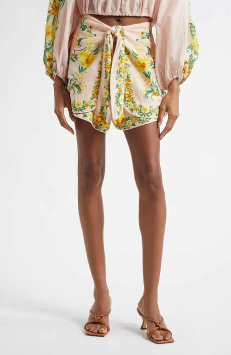 FARM Rio Botanical Beauty Tie Waist Shorts