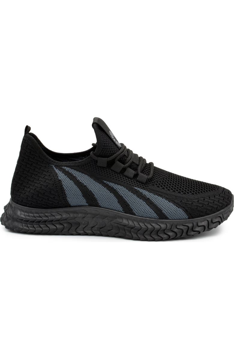 AKADEMIKS Wave Knit Stripe Sneaker, Alternate, color,