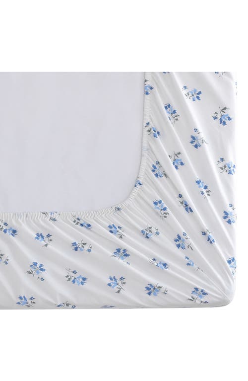 Stone Cottage Sketchy Ditsy 200 Thread Count Cotton Percale Sheet Set In Blue