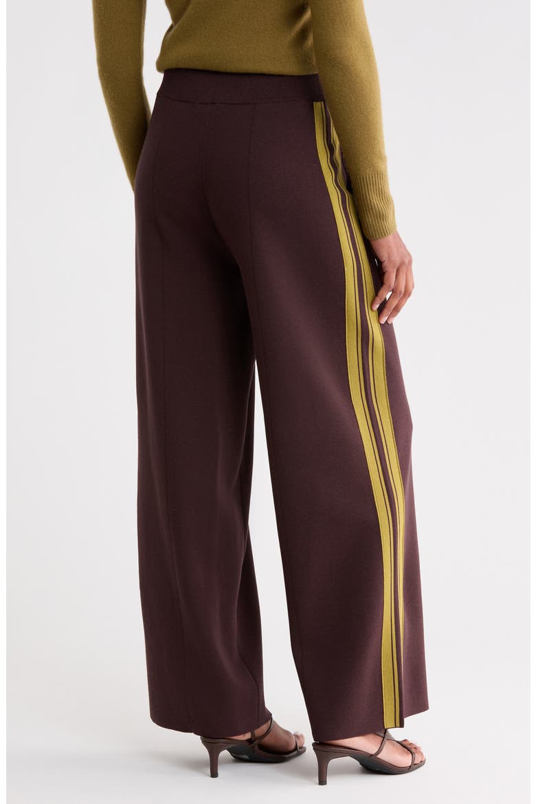 Samson Wide Leg Knitted Pants, Alternate, color, BERRY