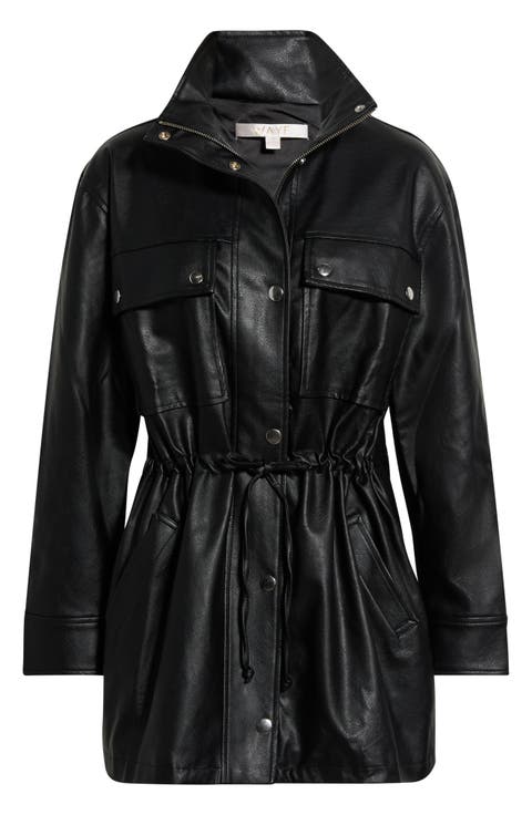 Angelina Faux Leather Jacket