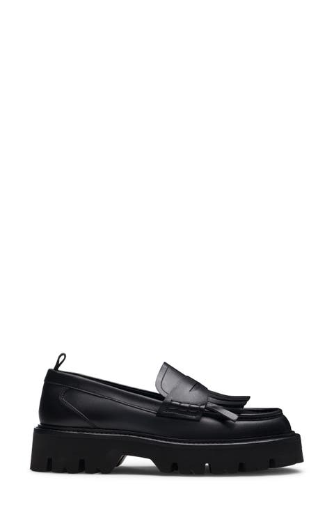 Maeve Kiltie Leather Loafer