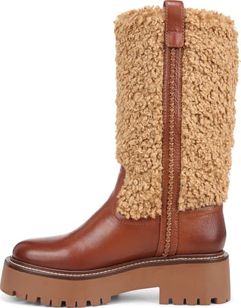 Elfie Faux Shearling Platform Boot
