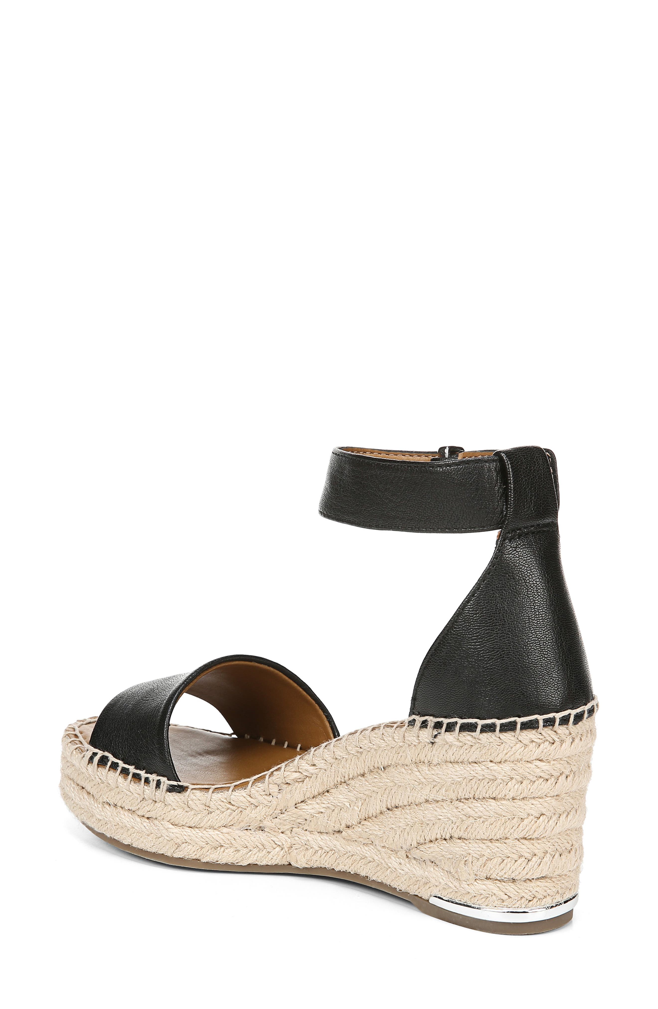 Franco Sarto Clemens Ankle Strap Platform Wedge Sandal, Alternate, color, 