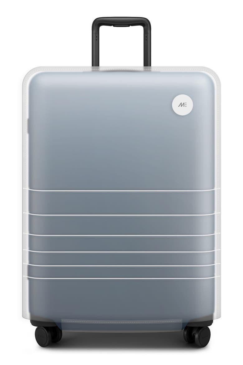 Check-In Medium Luggage Cover, Main, color, TRANSPARENT
