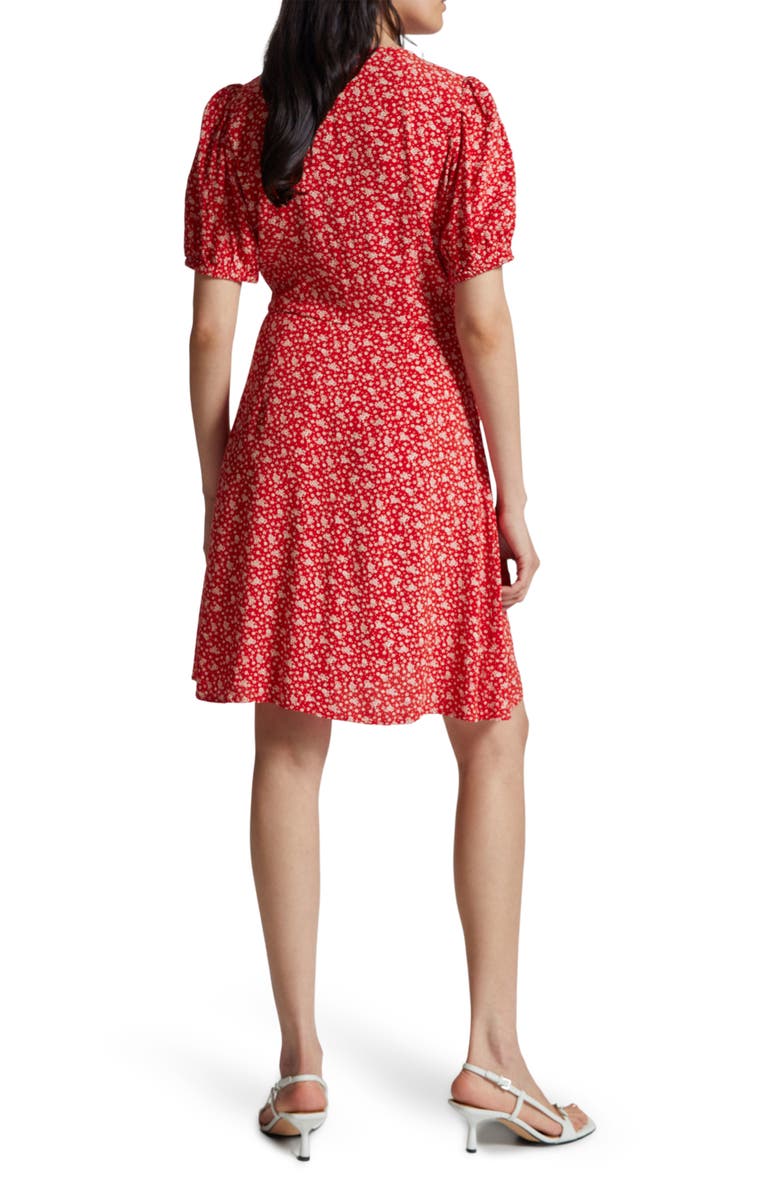& Other Stories Floral Print Button Front Dress, Alternate, color,
