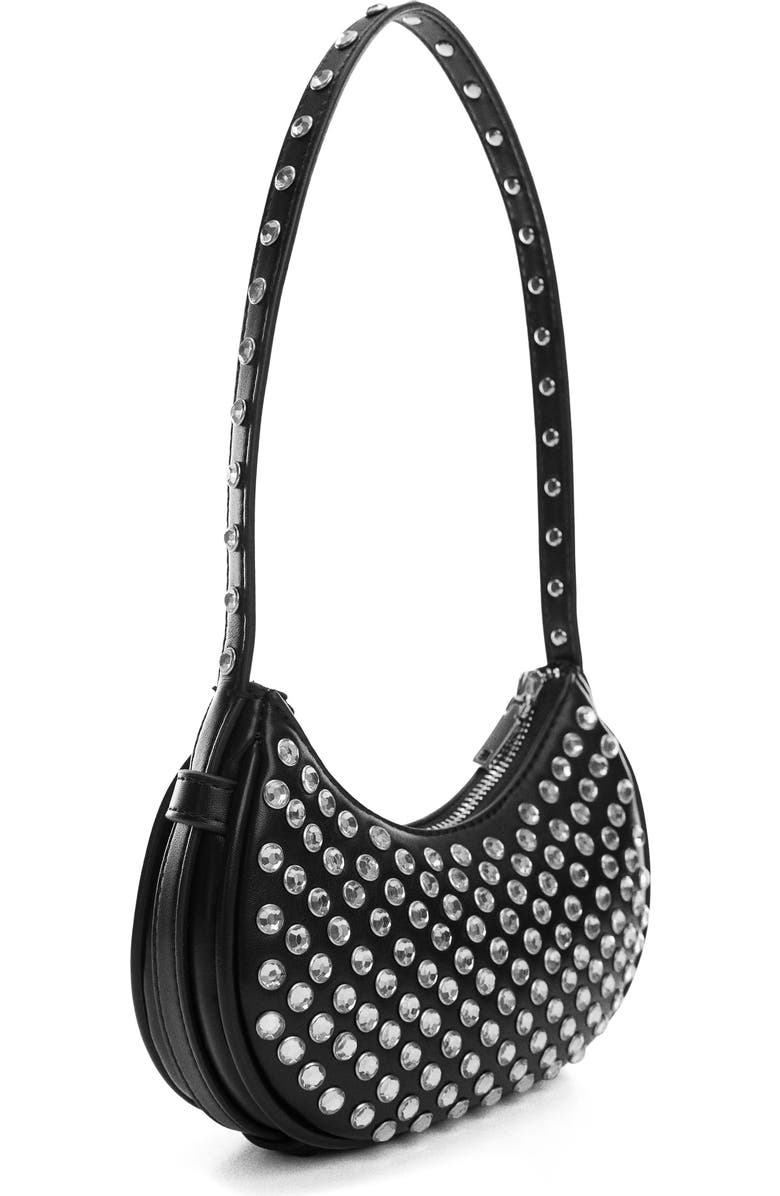 MANGO Studded Shoulder Bag, Alternate, color,