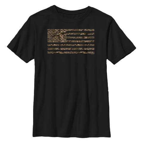 Boys' In the Woods Flag Graphic Tee