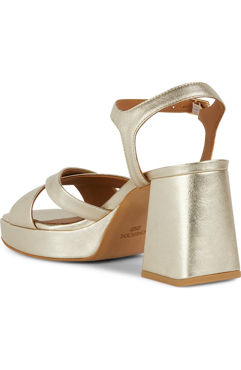 Geox Soledea Water Resistant Block Heel Sandal, Alternate, color,