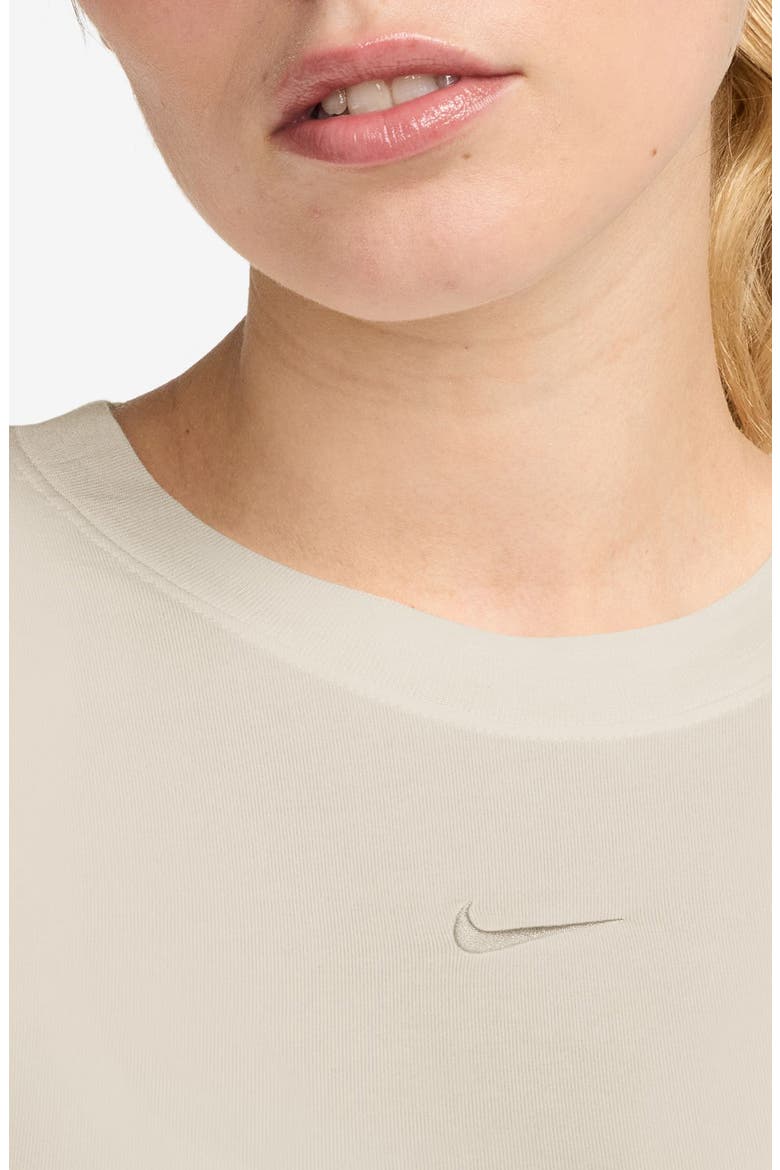 Sportswear Chill Knit Slim Long Sleeve Crop T-Shirt, Alternate, color, LIGHT OREWOOD BROWN