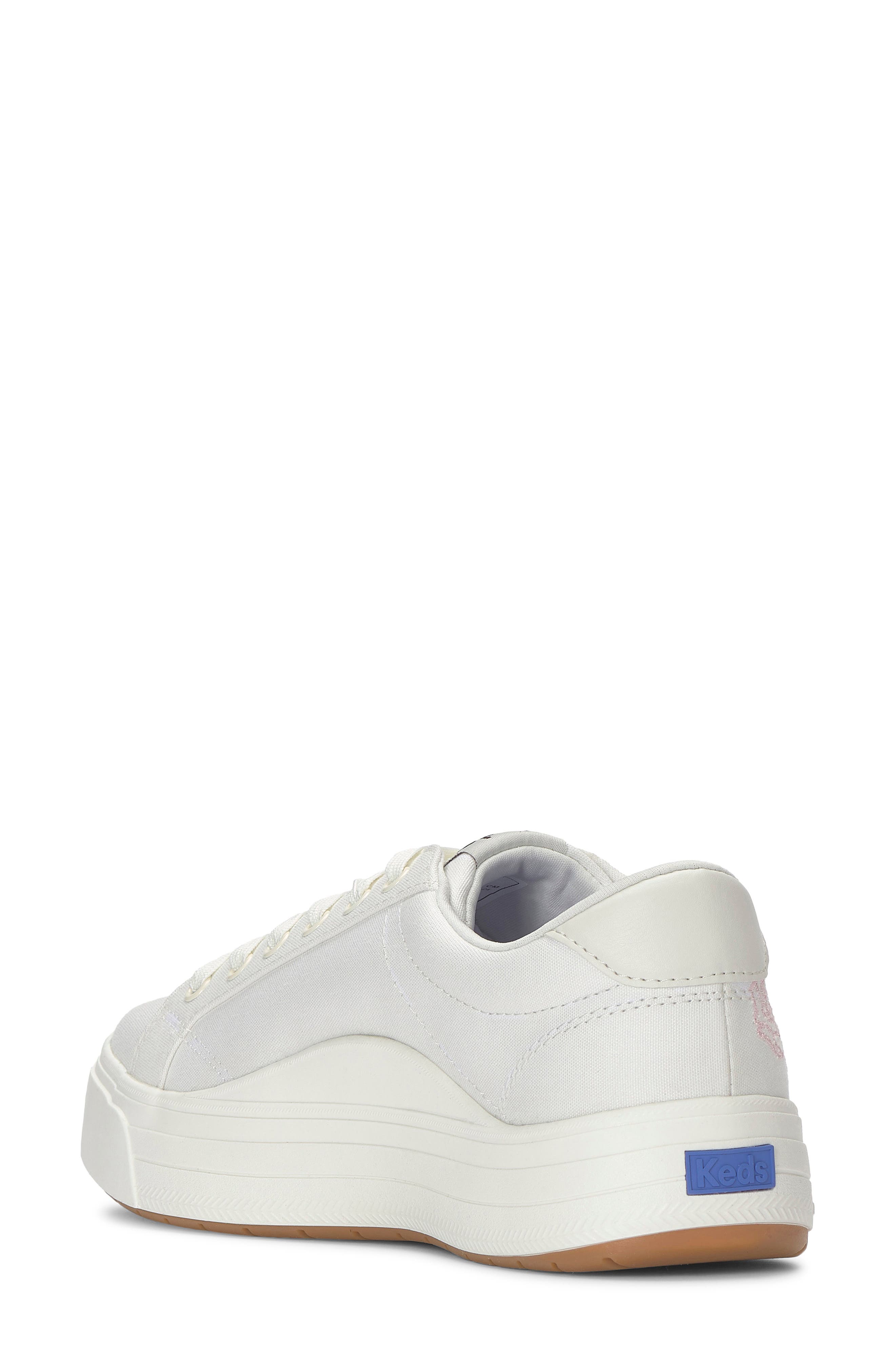 Keds<sup
®</sup
 Park Platform Sneaker, Alternate, color, Snow White