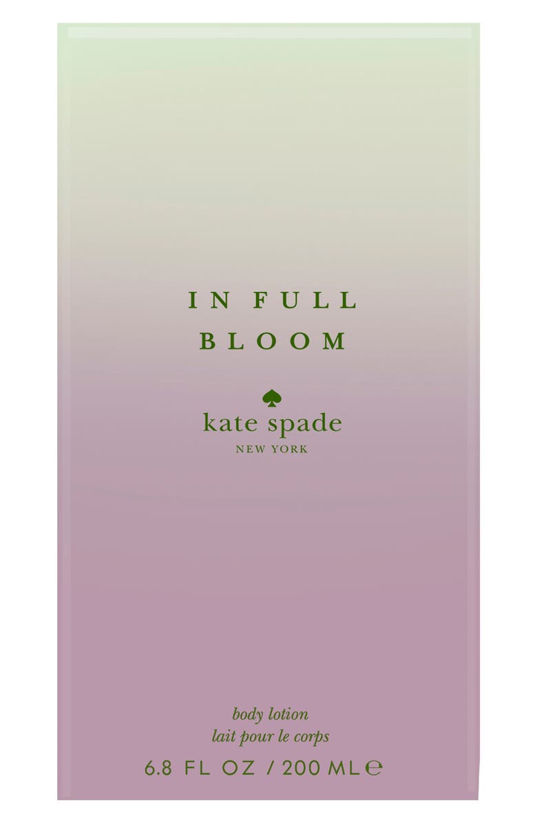Kate Spade New York in full bloom body lotion, Alternate, color, 