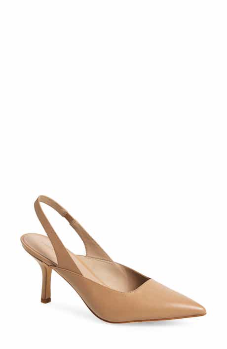 Stuart Weitzman Zuri Slingback Leather Pump
