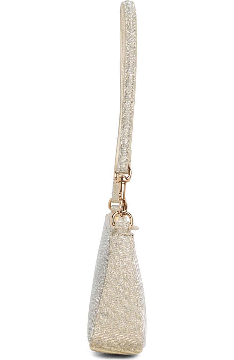 Kurt Geiger London Highgate Small Wristlet Shoulder Bag, Alternate, color, Silver Com