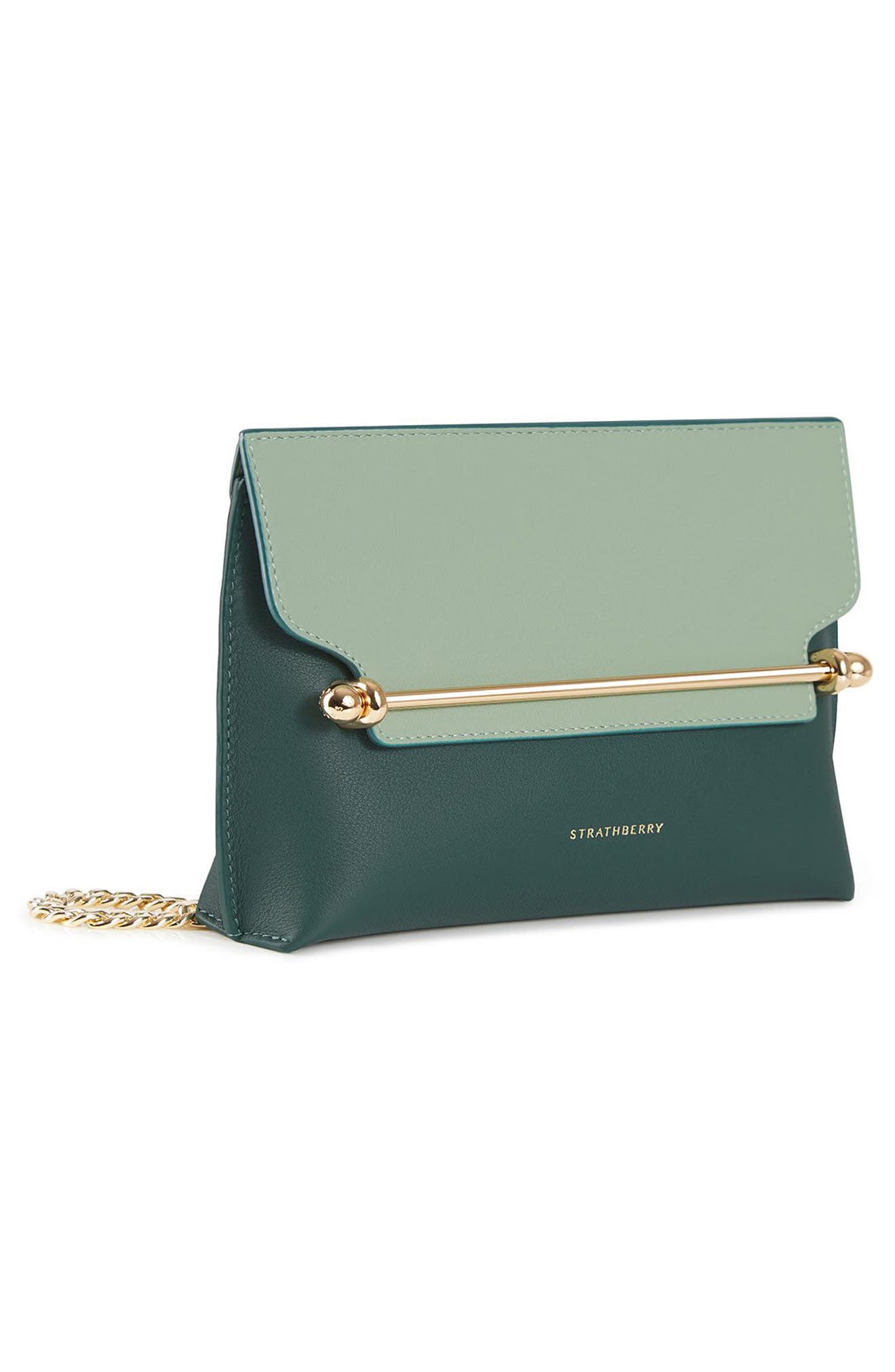 Strathberry Mini Stylist Bicolor Leather Crossbody Bag, Alternate, color, 