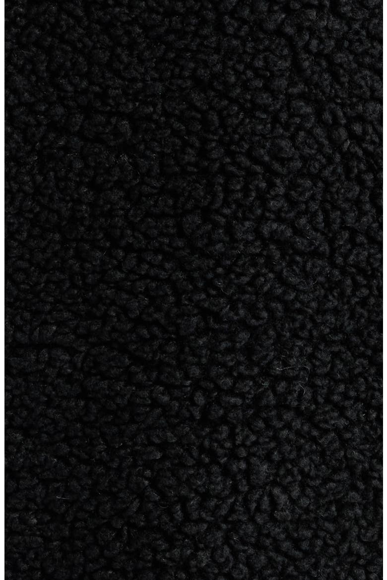 Quinley Faux Shearling Jacket, Alternate, color, BLACK