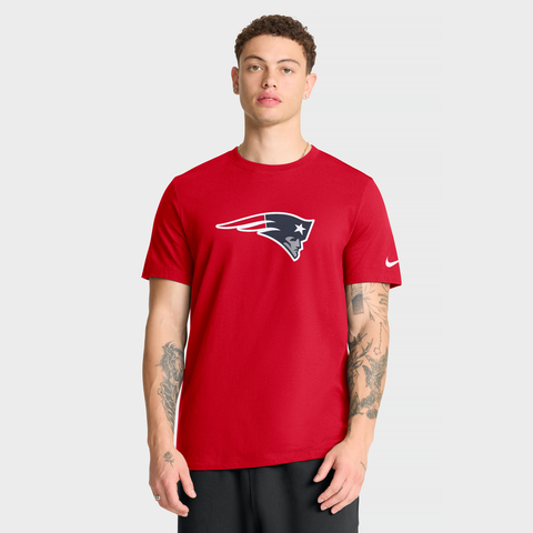 Men's Nike Red New England Patriots Essential Logo T-Shirt