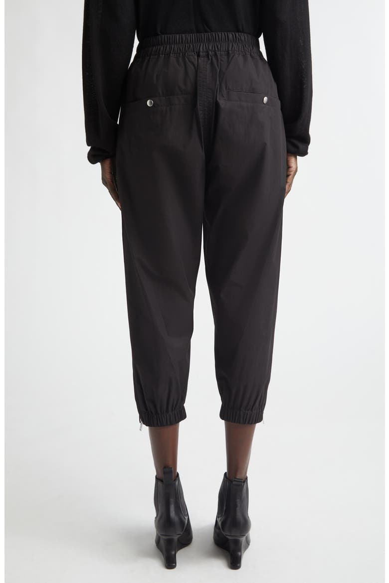 Cotton Crop Joggers, Alternate, color, BLACK
