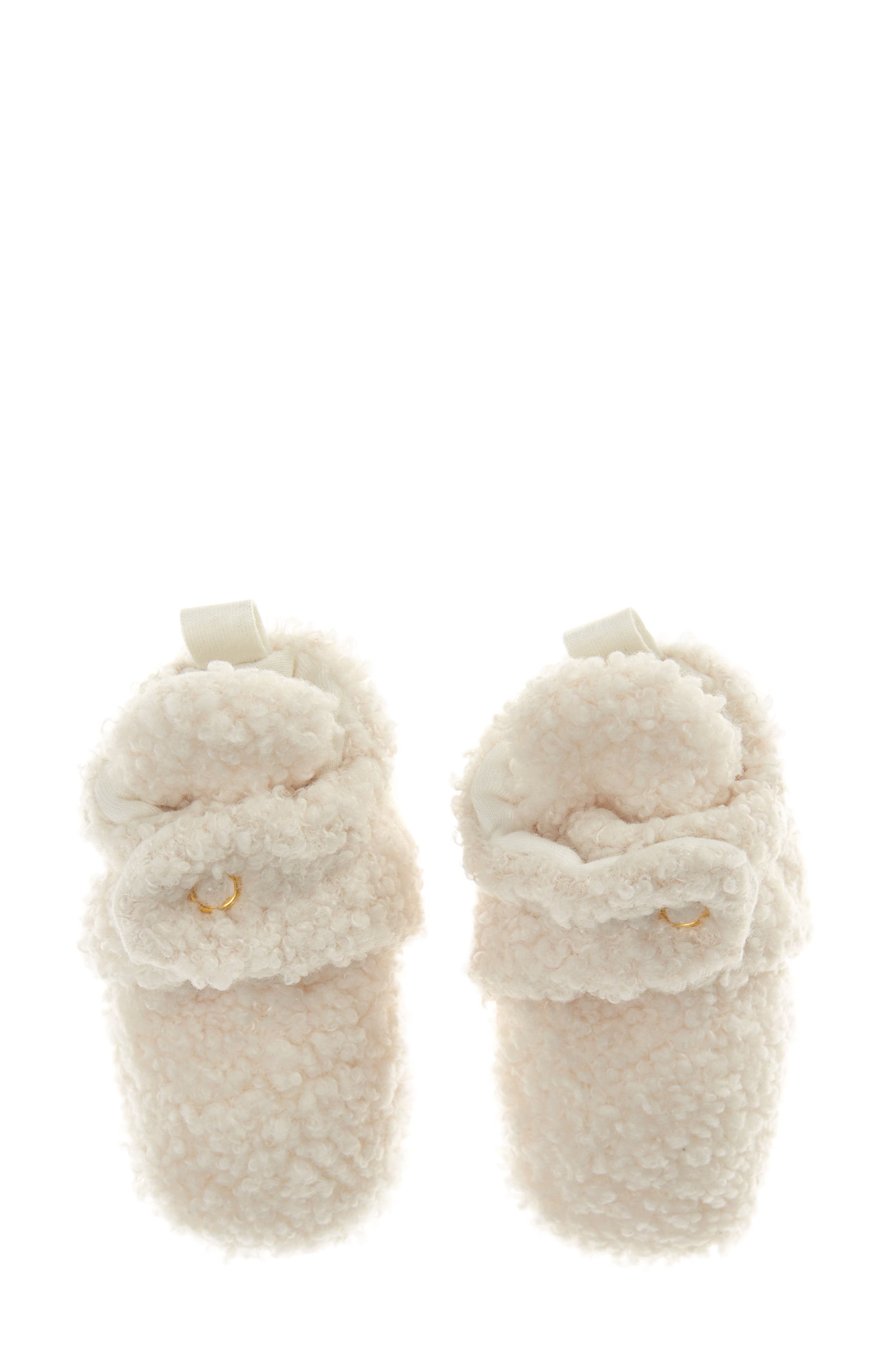 High Pile Fleece Bootie, Alternate, color, IVORY
