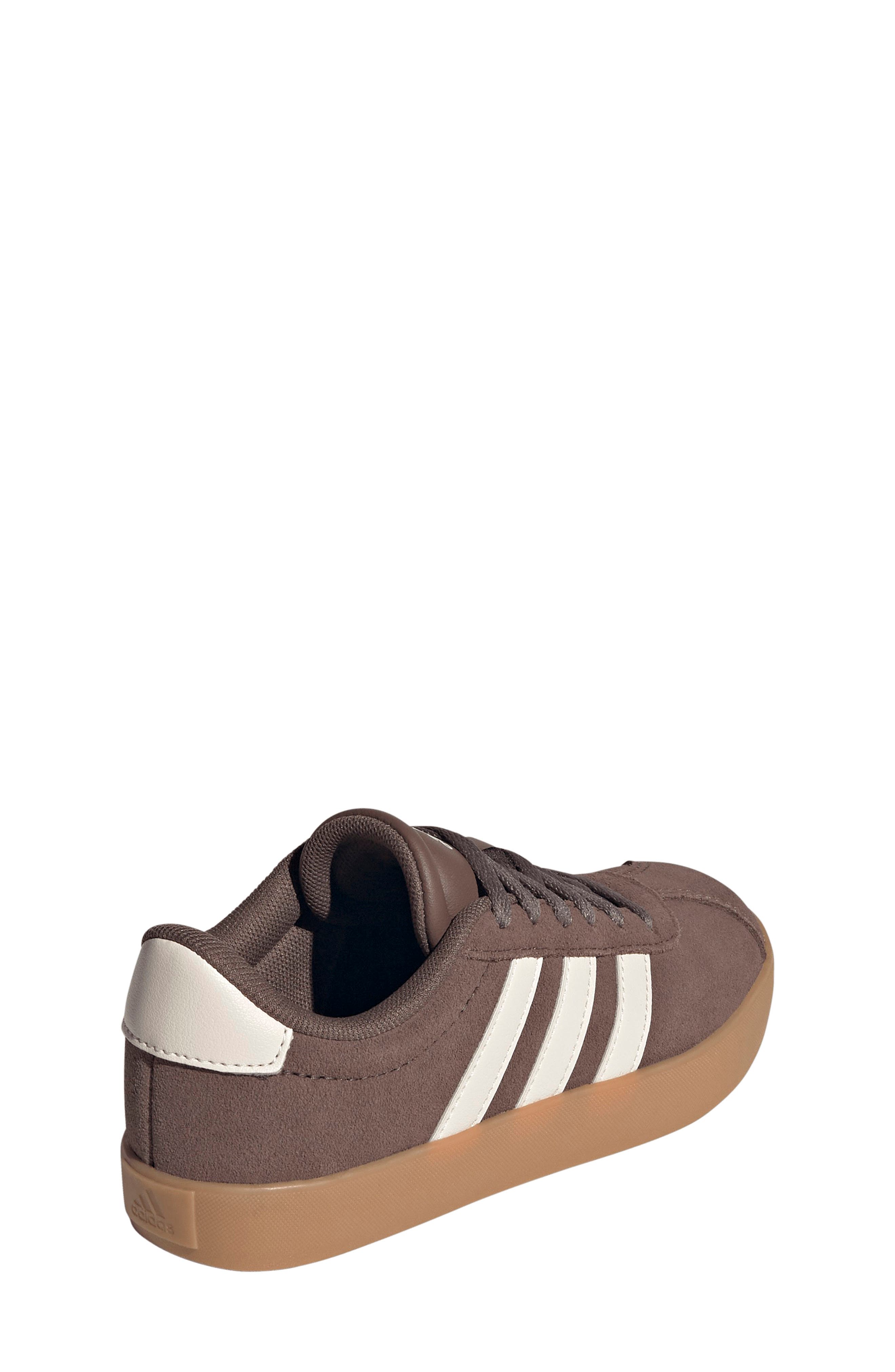 adidas Kids' VL Court 3.0 Sneaker, Alternate, color, Earth/ Chalk White/ Gum