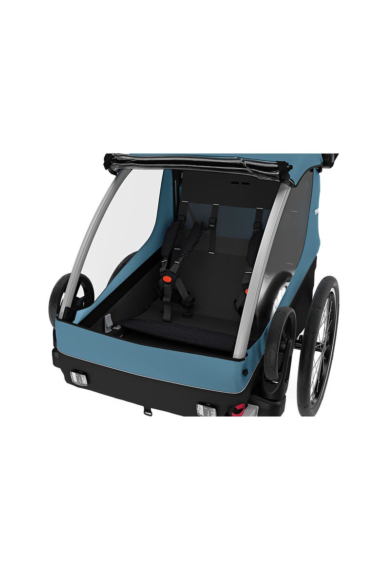 Courier Bike Trailer & Aion Sling Pack, Alternate, color, AEGEAN BLUE