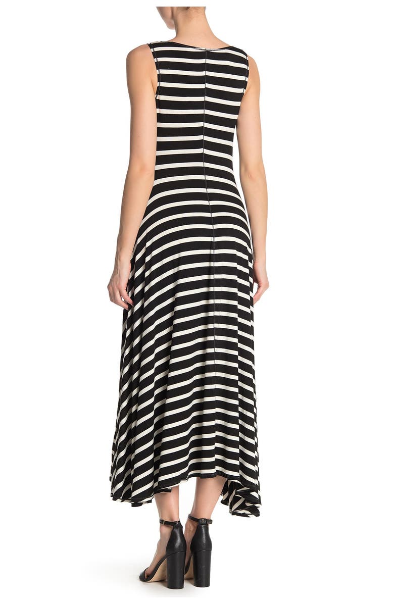 MAX STUDIO Striped A-Line Maxi Dress, Alternate, color, 
