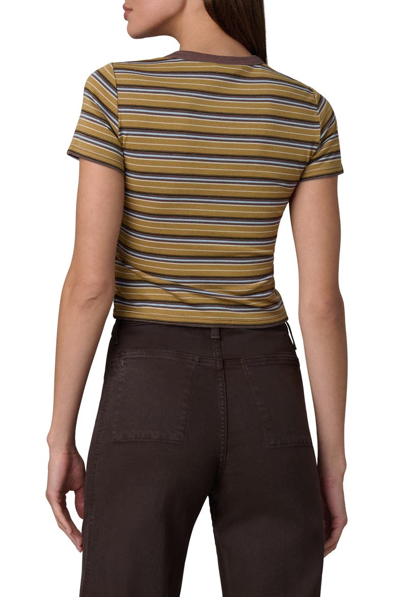 The Baby Tee, Alternate, color, CAMEL MULTI STRIPE