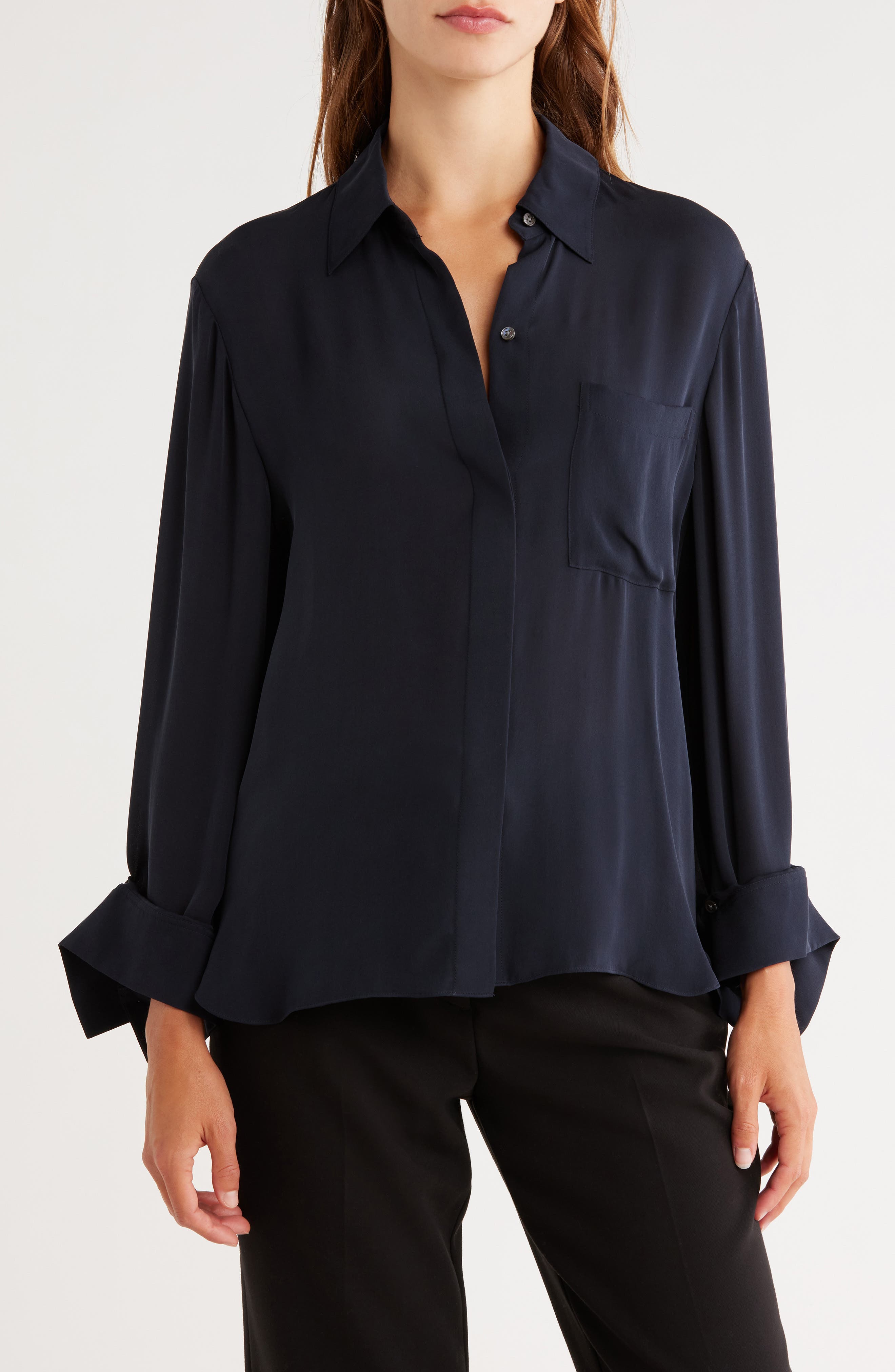 TWP Silk Boyfriend Shirt