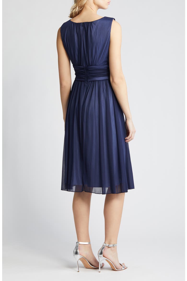 fit and flare chiffon dress Amoris T740 Strapless Mini Dry clean only Store on hanger Steam at low heat Nox Anabel T207 Fit and